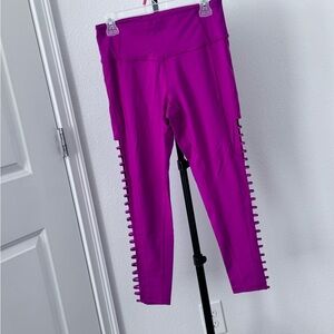 Fuchsia High-Waisted Leggings from Victorias Secret